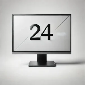 picture of 24" monitor