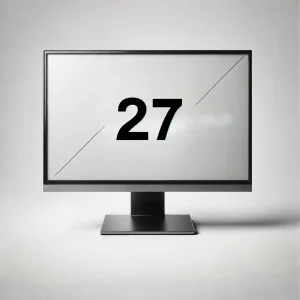 Picture of 27" monitor